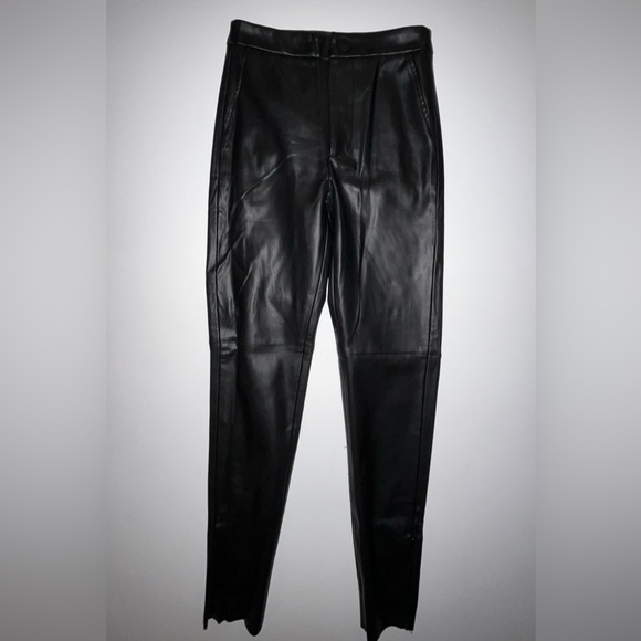 ZARA Leather pants - skinny tight - Picture 1 of 5